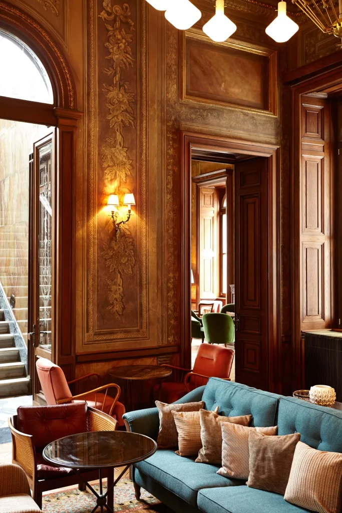 Members’ lounge, Soho House Istanbul. Photo: Tim Evan Cook